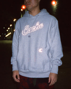 CITY SCRIPT TONAL/REFLECTION HOODIE