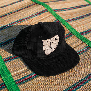 DAY TRIPPER CORDUROY CAP BLACK