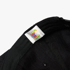 DAY TRIPPER CORDUROY CAP BLACK