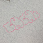 DOODLE HOODIE OATMEAL/PINK PREORDER