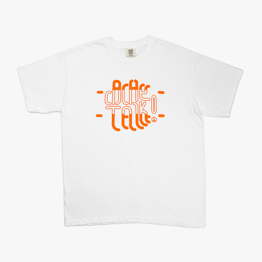 INNER PEACE TEE ORANGE FRIENDS & FAMILY